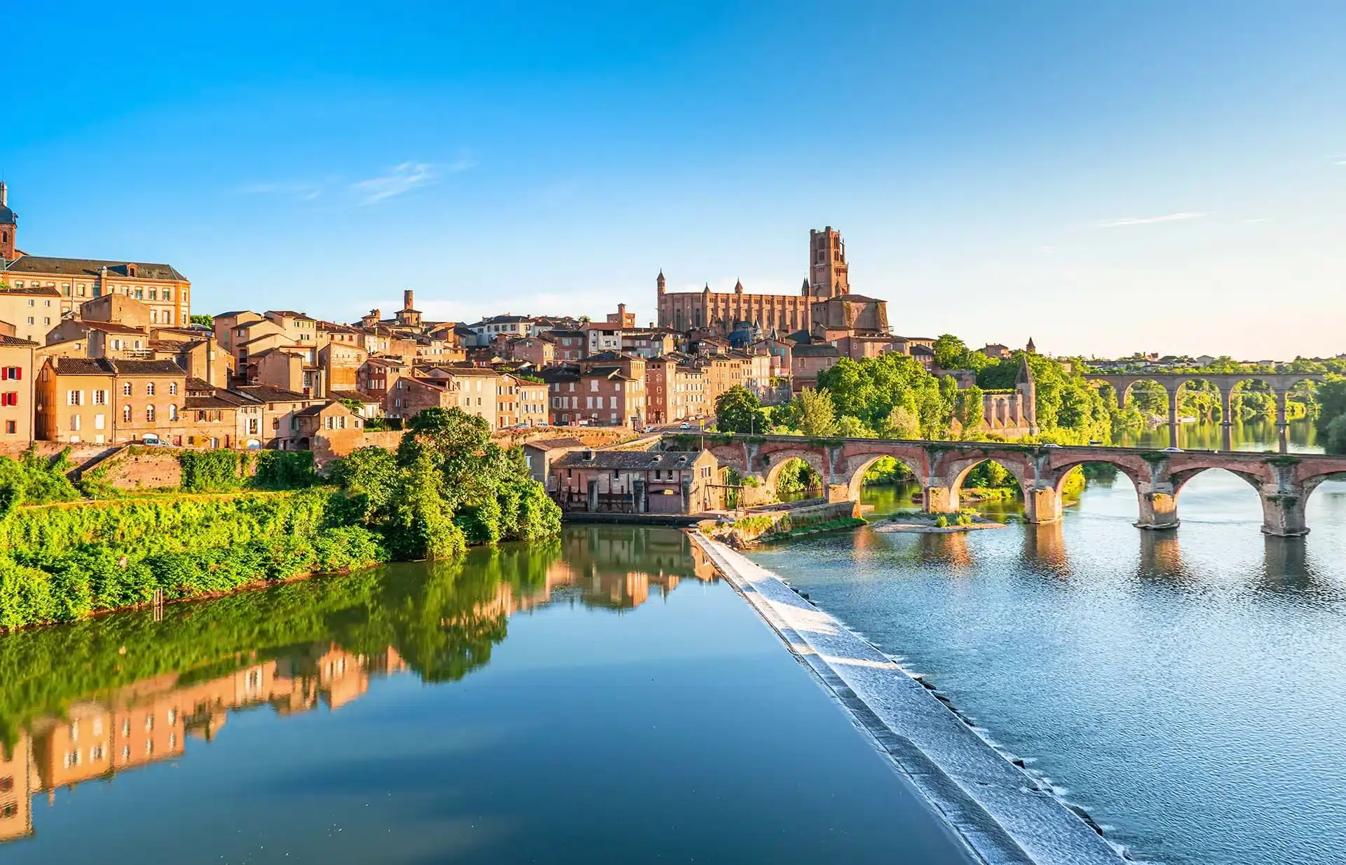 Panorame de la ville d'Albi