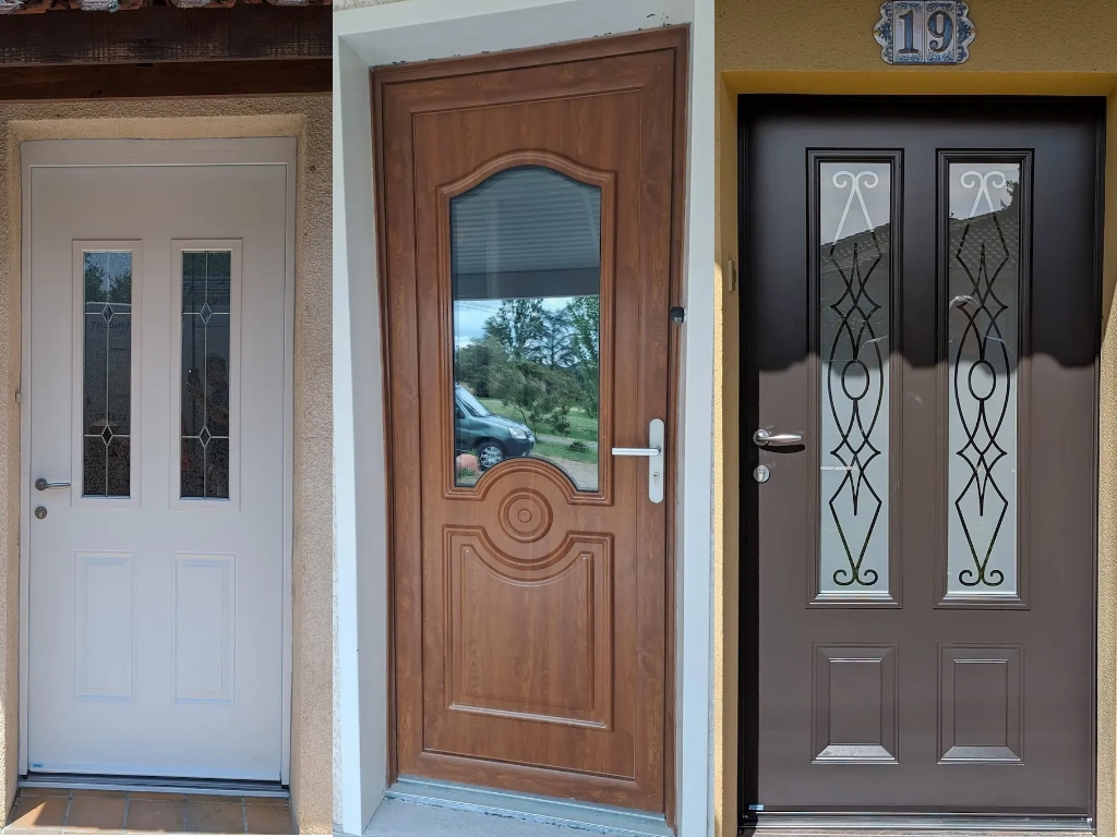Portes d'entrée de différentes formes